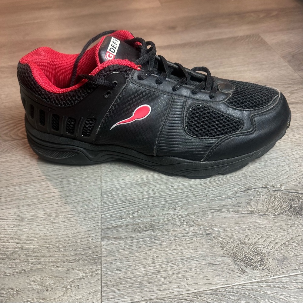 Gravity Defyer GDEFY Shoes Mens Size 10.5 Black Red‎ Walking Three Spring System